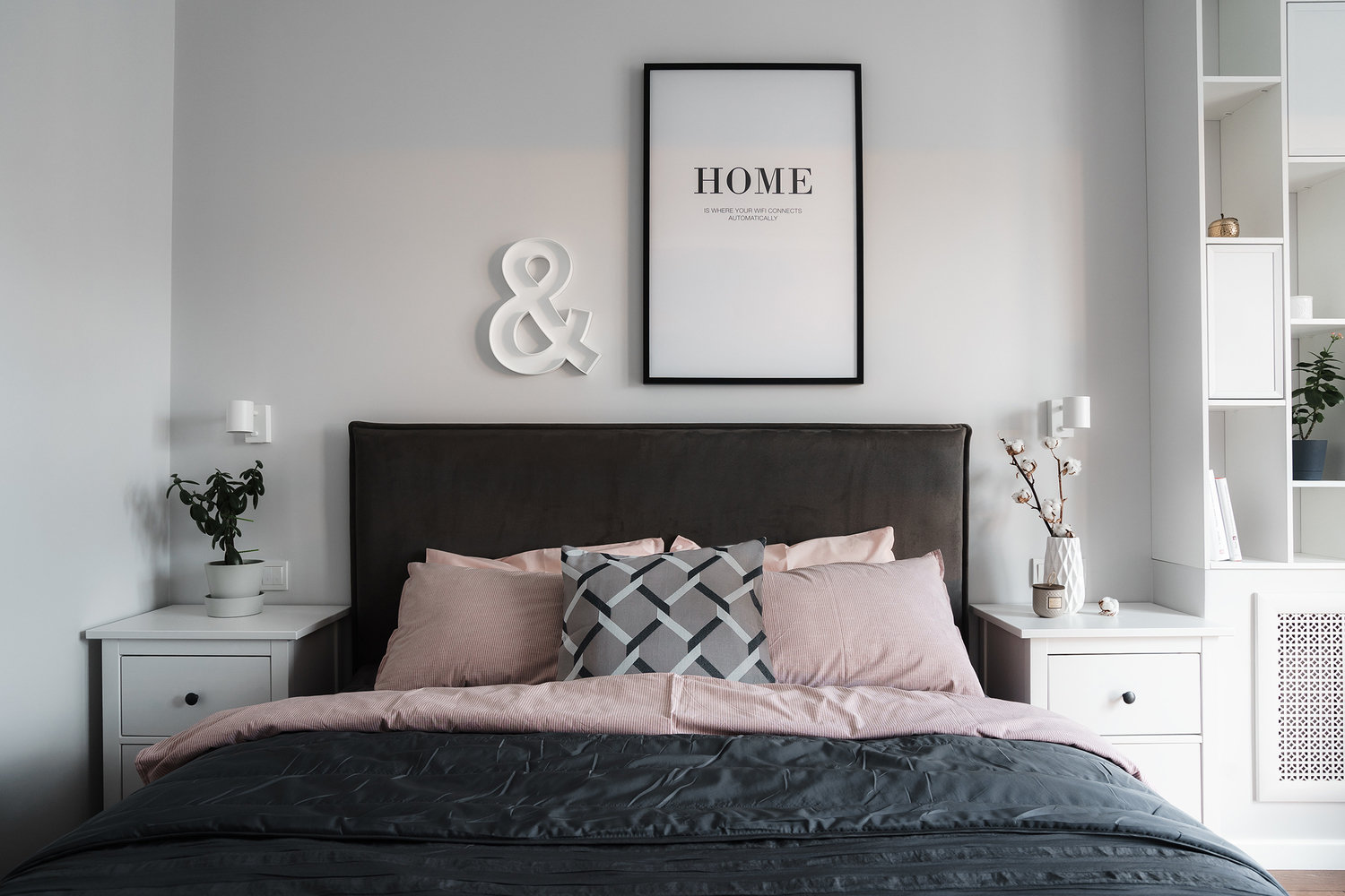 Фотография: Спальня в стиле Скандинавский, Современный, Квартира, Минимализм, Проект недели, Пенза, 3 комнаты, Более 90 метров, Юлия Власова – фото на INMYROOM Фотография: Спальня в стиле Скандинавский, Современный, Квартира, Минимализм, Проект недели, Пенза, 3 комнаты, Более 90 метров, Юлия Власова – фото на INMYROOM