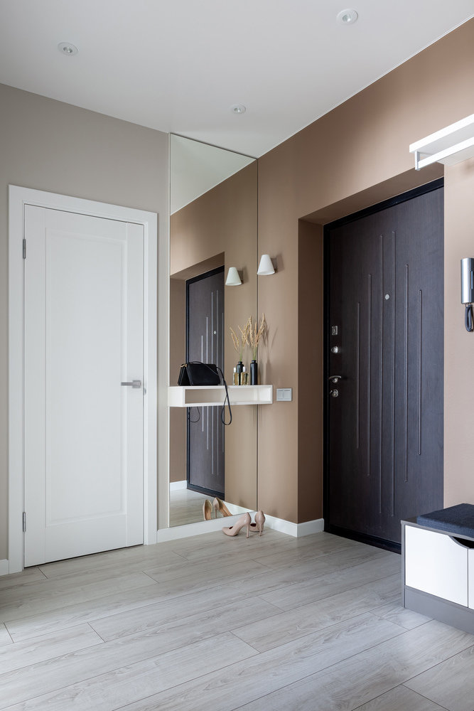 Фотография: Прихожая в стиле Современный, Квартира, Проект дня, 1 комната, 40-60 метров, Анна Иноземцева – фото на INMYROOM Фотография: Прихожая в стиле Современный, Квартира, Проект дня, 1 комната, 40-60 метров, Анна Иноземцева – фото на INMYROOM