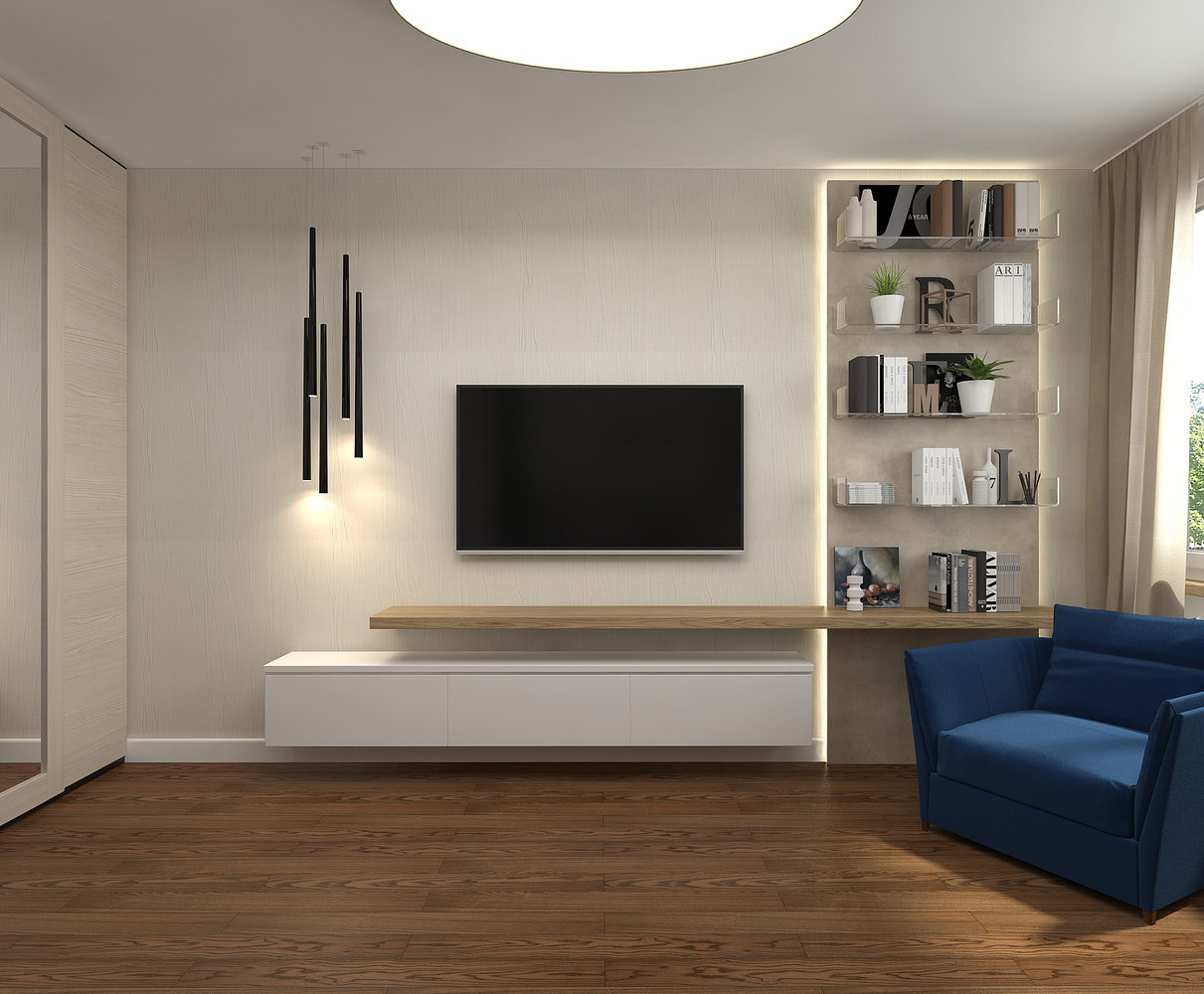 Фотография: в стиле , Современный, Квартира, Проект недели, Москва, Виктория Золина, Zi-Design Interiors, Кирпичный дом, 1 комната, 40-60 метров – фото на INMYROOM Фотография: в стиле , Современный, Квартира, Проект недели, Москва, Виктория Золина, Zi-Design Interiors, Кирпичный дом, 1 комната, 40-60 метров – фото на INMYROOM