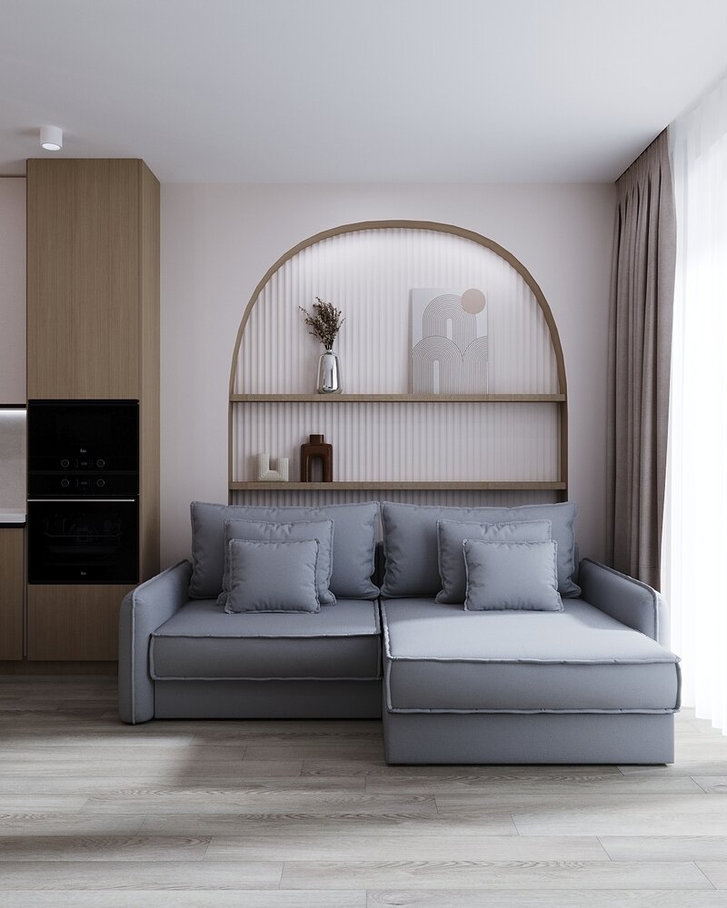 Фото из портфолио Интерьер однокомнатной квартиры в ЖК "Русская Европа" – фотографии дизайна интерьеров на INMYROOM Фото из портфолио Интерьер однокомнатной квартиры в ЖК "Русская Европа" – фотографии дизайна интерьеров на INMYROOM