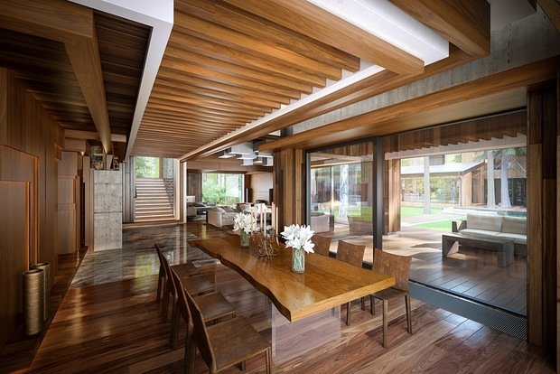 Фото из портфолио Современный экодом в Жуковке. – фотографии дизайна интерьеров на INMYROOM