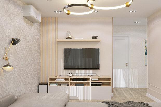 Фото из портфолио Квартира 80 м2 – фотографии дизайна интерьеров на INMYROOM