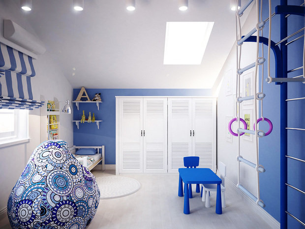Фото из портфолио Детская. Коттедж в Подмосковье. – фотографии дизайна интерьеров на INMYROOM