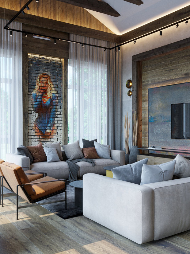 Фото из портфолио Дом в Ростове – фотографии дизайна интерьеров на INMYROOM