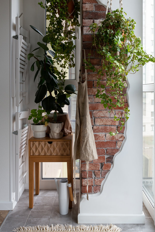 Фотография: Балкон в стиле Современный, Квартира, Проект недели, Москва, 2 комнаты, 40-60 метров, Виктория Вишневская – фото на INMYROOM