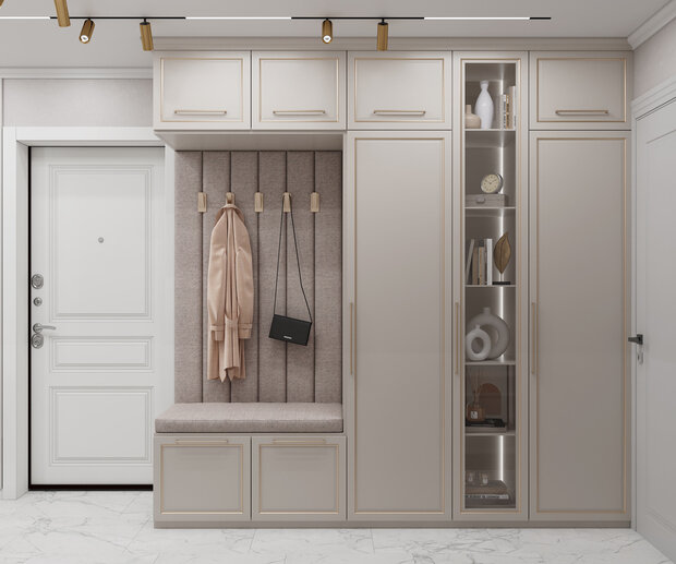 Фото из портфолио Проект квартиры неоклассика – фотографии дизайна интерьеров на INMYROOM