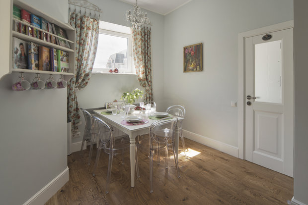 Фотография: Кухня и столовая в стиле Эклектика, Квартира, Дома и квартиры – фото на INMYROOM