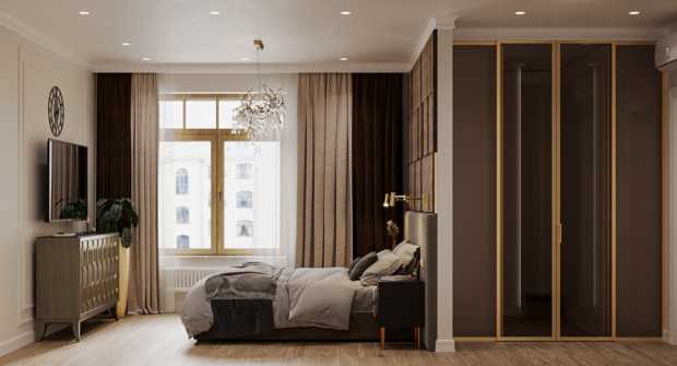 Фото из портфолио Дизайн-проект квартиры в ЖК «Avant (Авант)» в стиле неоклассика – фотографии дизайна интерьеров на INMYROOM