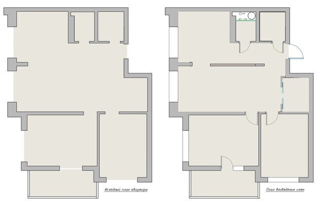 Фотография: Планировки в стиле , Квартира, Проект дня, Минск, 3 комнаты, Анастасия Венедчук – фото на INMYROOM