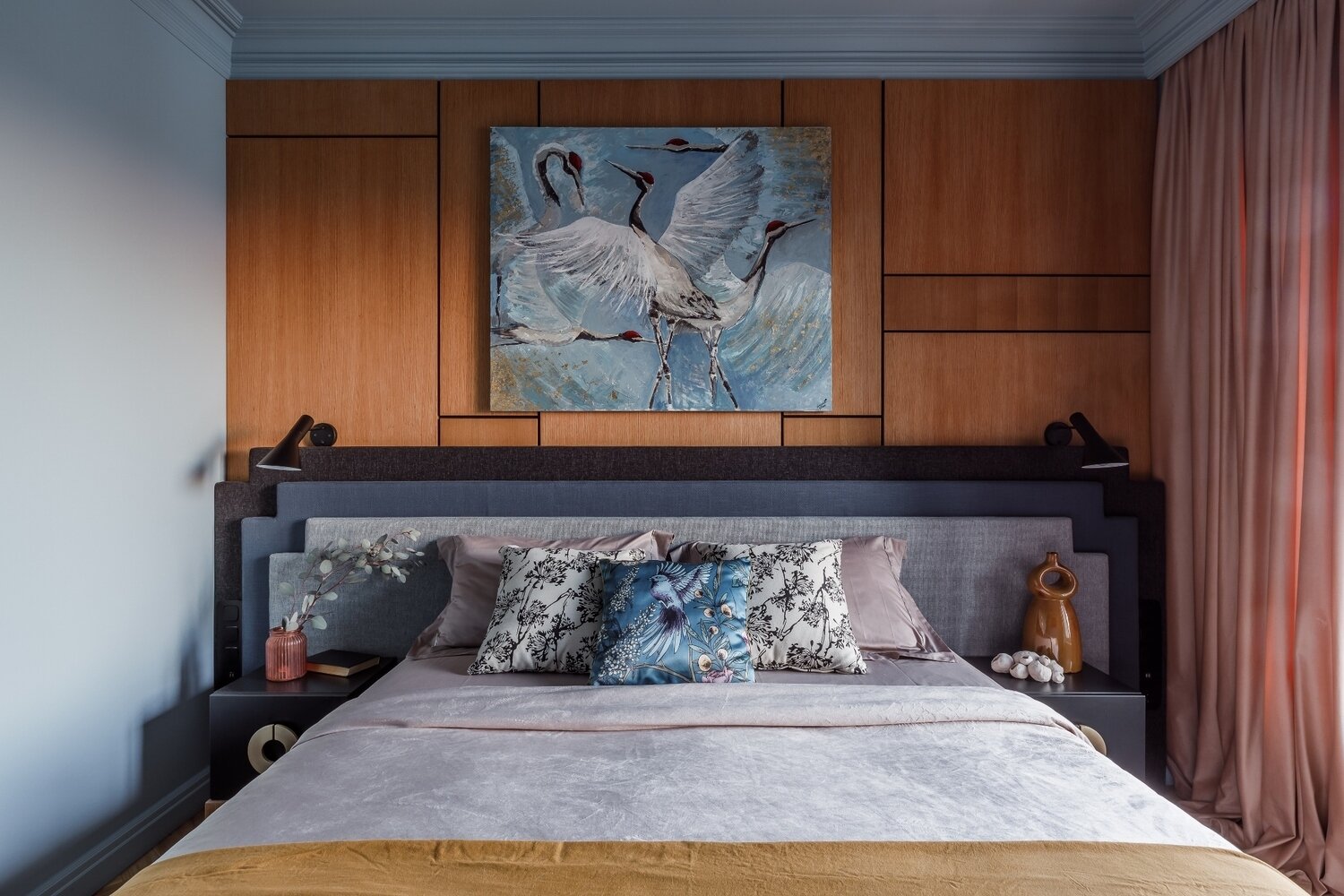 Фотография: Спальня в стиле Современный, Эклектика, Квартира, Проект недели, Ростов-на-Дону, 2 комнаты, 60-90 метров, Богема Ардзинба – фото на INMYROOM Фотография: Спальня в стиле Современный, Эклектика, Квартира, Проект недели, Ростов-на-Дону, 2 комнаты, 60-90 метров, Богема Ардзинба – фото на INMYROOM