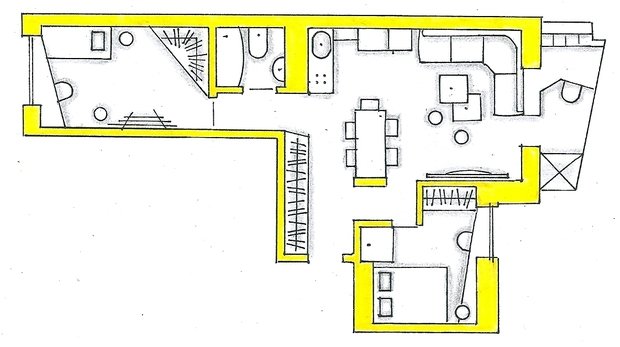 Фото из портфолио Мои перепланировки – фотографии дизайна интерьеров на INMYROOM