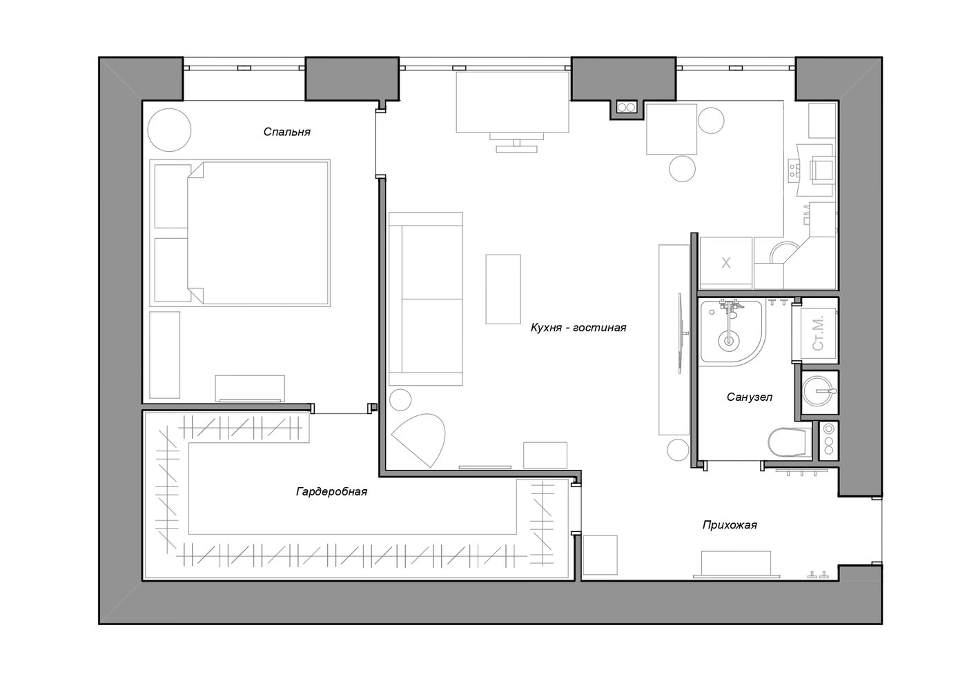 План квартиры после ремонта План квартиры после ремонта