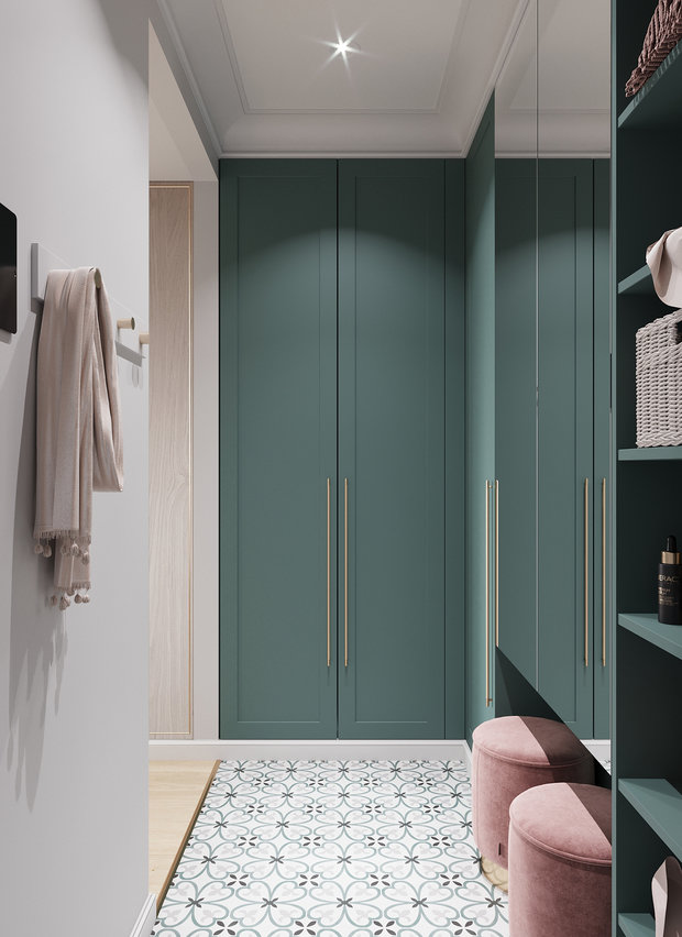 Фотография: Прихожая в стиле Современный, Квартира, Проект недели, Москва, 4 и больше, Более 90 метров, Елена Лебедева – фото на INMYROOM