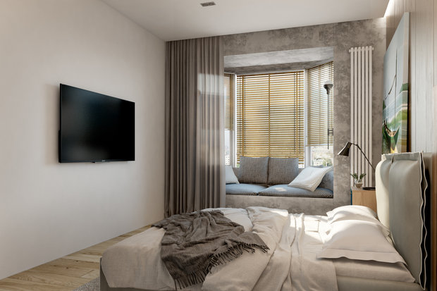 Фото из портфолио Эко-минимализм на "Смольном Проспекте"Квартира для отдыха, где нет ничего лишнего – фотографии дизайна интерьеров на INMYROOM