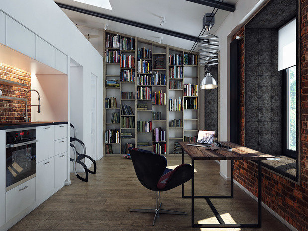 Фото из портфолио Апартаменты для барабанщицы. – фотографии дизайна интерьеров на INMYROOM