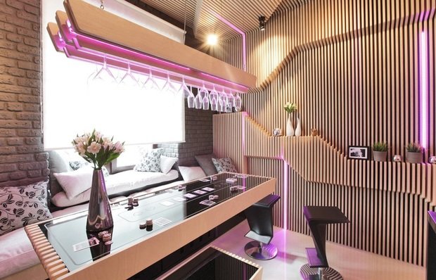 Фотография: Кухня и столовая в стиле Современный, Эклектика, Интерьер комнат, Проект недели, Перепланировка – фото на INMYROOM