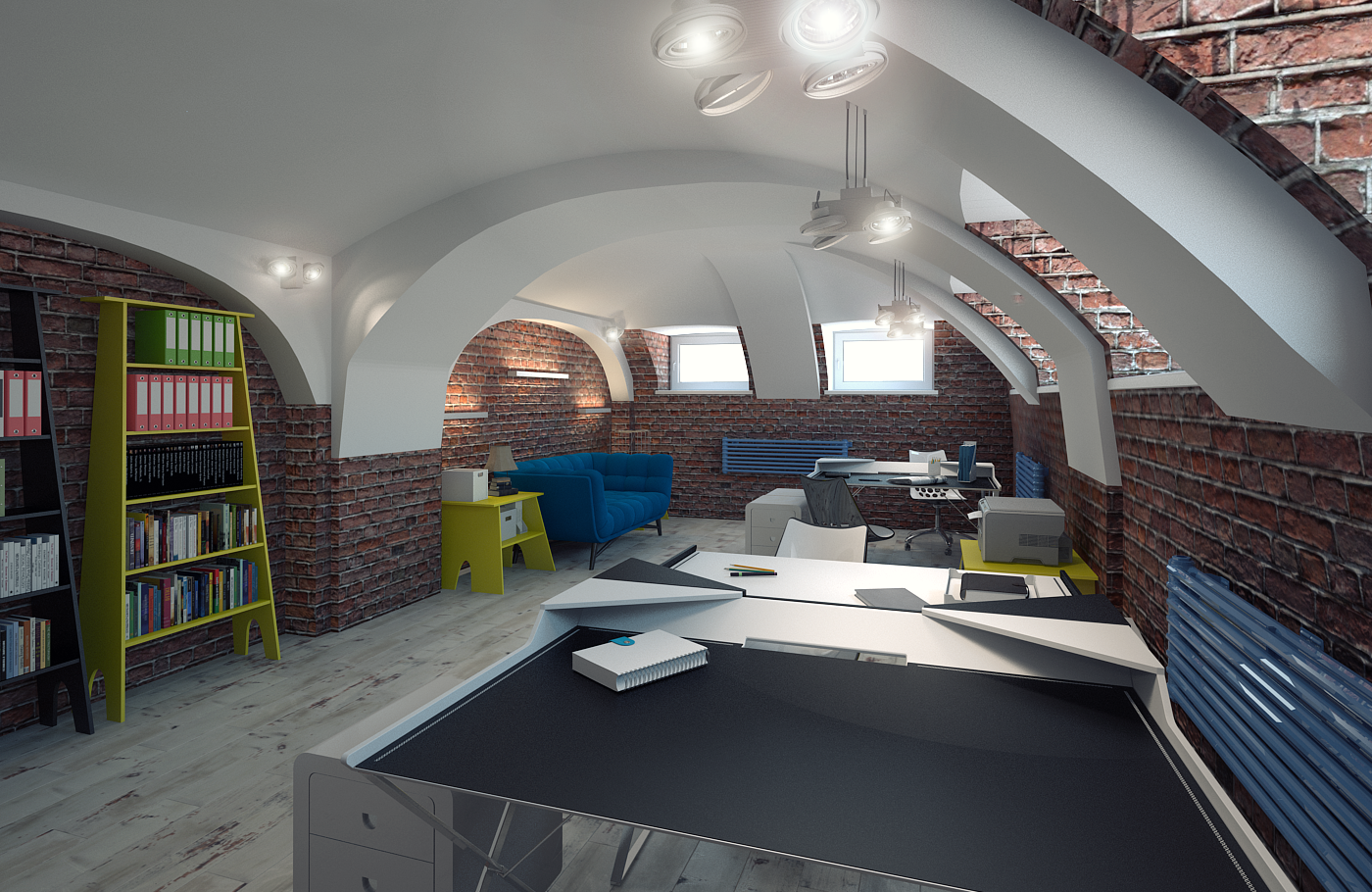 Фото из портфолио Эскиз визуализация офисных помещений – фотографии дизайна интерьеров на INMYROOM Фото из портфолио Эскиз визуализация офисных помещений – фотографии дизайна интерьеров на INMYROOM