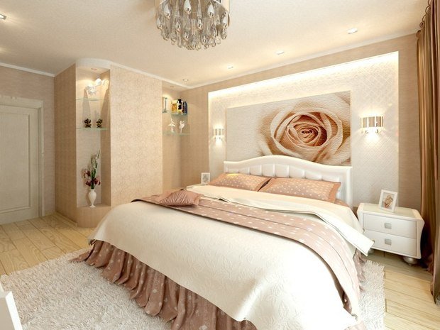 Фото из портфолио Спальня в персиковых оттенках – фотографии дизайна интерьеров на INMYROOM