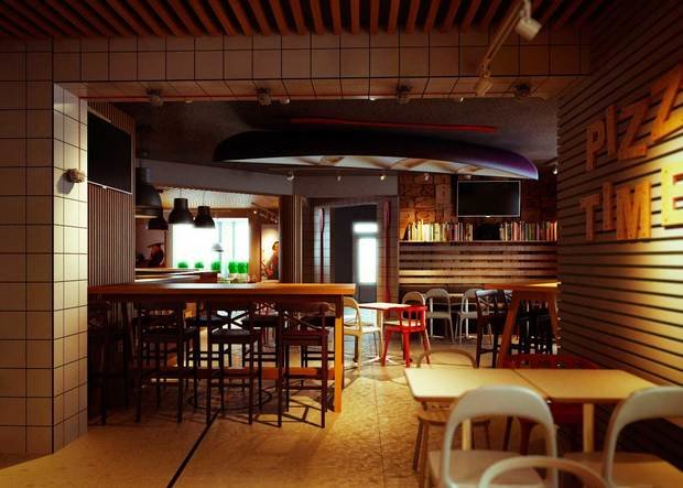 Фото из портфолио Pizza Time – фотографии дизайна интерьеров на INMYROOM