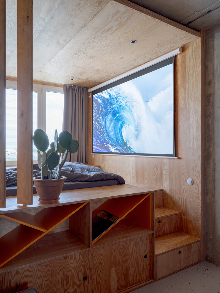 Фотография: Спальня в стиле Лофт, Минимализм, Малогабаритная квартира, Квартира, Студия, Проект недели, Ростов-на-Дону, до 40 метров, Юрий Луценко – фото на INMYROOM Фотография: Спальня в стиле Лофт, Минимализм, Малогабаритная квартира, Квартира, Студия, Проект недели, Ростов-на-Дону, до 40 метров, Юрий Луценко – фото на INMYROOM