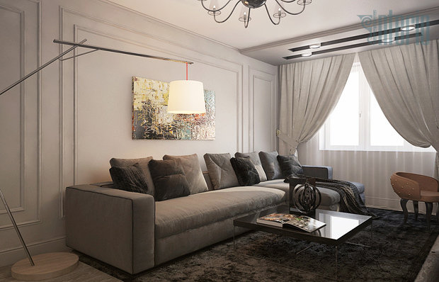 Фото из портфолио Квартира, 58кв.м., Апрель 2018 – фотографии дизайна интерьеров на INMYROOM