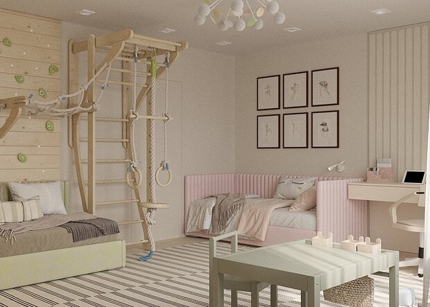 Фото из портфолио Детская  – фотографии дизайна интерьеров на INMYROOM