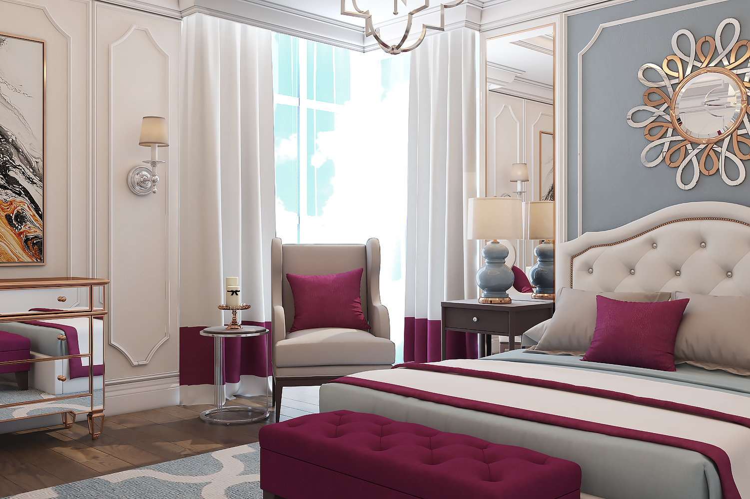 Фото из портфолио Дизайн интерьера апартаментов в ЖК "Французский квартал" – фотографии дизайна интерьеров на INMYROOM Фото из портфолио Дизайн интерьера апартаментов в ЖК "Французский квартал" – фотографии дизайна интерьеров на INMYROOM