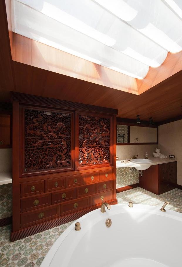 Фотография: Ванная в стиле Восточный, Дом, Дома и квартиры, Проект недели – фото на INMYROOM