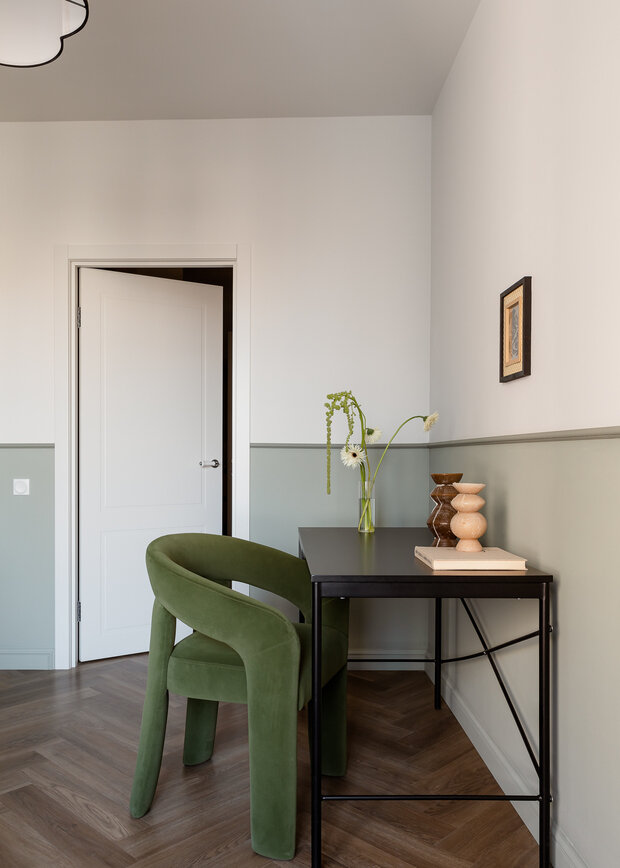 Фотография: Гостиная в стиле Современный, Квартира, Проект дня, Екатеринбург, Монолитный дом, 2 комнаты, 40-60 метров, современный с элементами ретро, Анастасия Гавриленко, Анастасия Камаева – фото на INMYROOM