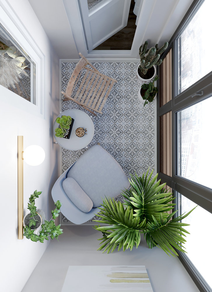 Фотография: Балкон в стиле Современный, Квартира, Студия, Проект недели, Одинцово, Монолитный дом, до 40 метров, Ольга Бойцова – фото на INMYROOM Фотография: Балкон в стиле Современный, Квартира, Студия, Проект недели, Одинцово, Монолитный дом, до 40 метров, Ольга Бойцова – фото на INMYROOM