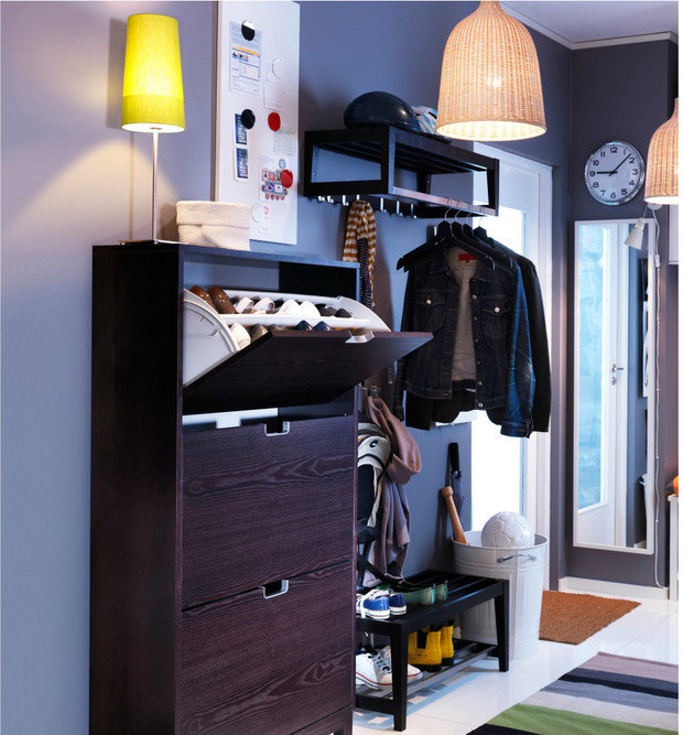 Фотография: Прихожая в стиле Скандинавский, Современный, Советы, хранение обуви, идеи хранения обуви – фото на INMYROOM