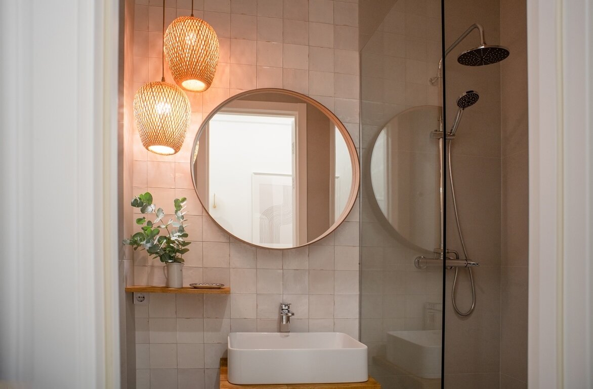 Фотография: Ванная в стиле Скандинавский, Квартира, Проект недели, Москва, 2 комнаты, 40-60 метров, Ольга Семашева – фото на INMYROOM