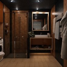 Фото из портфолио Когда муж хочет современности, а жену тянет на классику ) – фотографии дизайна интерьеров на INMYROOM