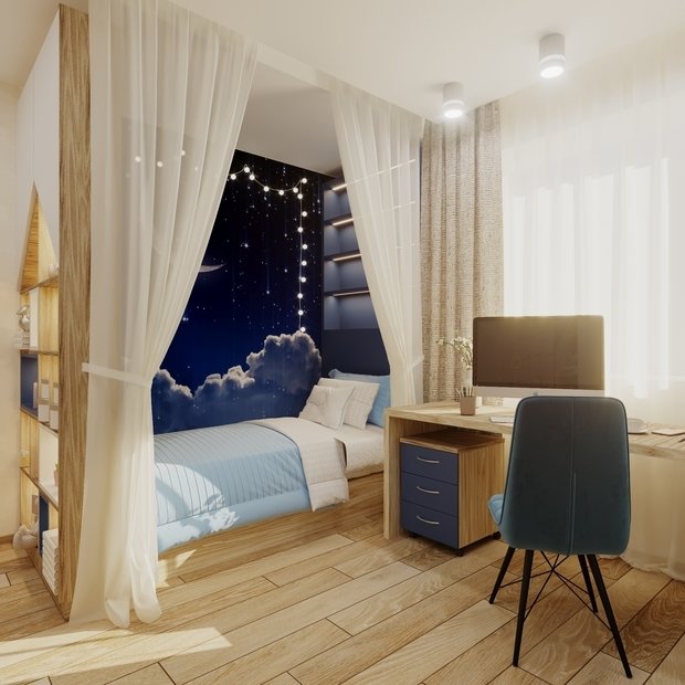 Фото из портфолио Детские комнаты – фотографии дизайна интерьеров на INMYROOM