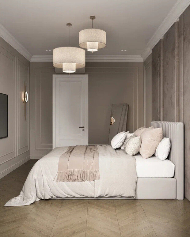 Фото из портфолио Дизайн-проект квартиры в ЖК «Шведская Крона» в неоклассическом стиле – фотографии дизайна интерьеров на INMYROOM