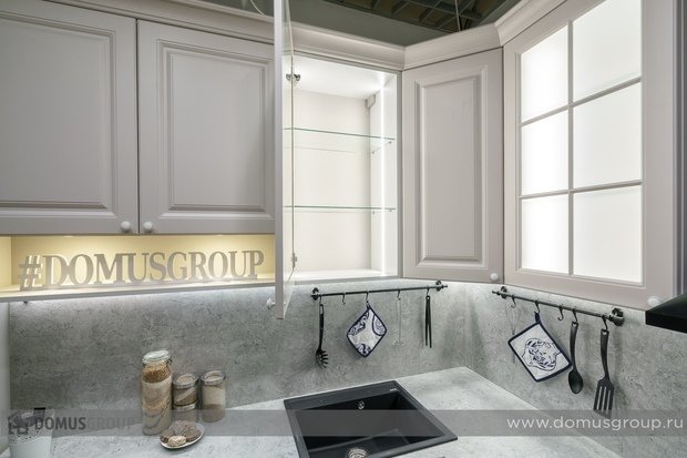 Фото из портфолио Г-образная кухня в стиле современная классика – фотографии дизайна интерьеров на INMYROOM