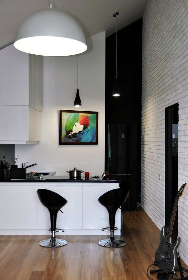 Фотография: Кухня и столовая в стиле Лофт, Скандинавский, Современный – фото на INMYROOM