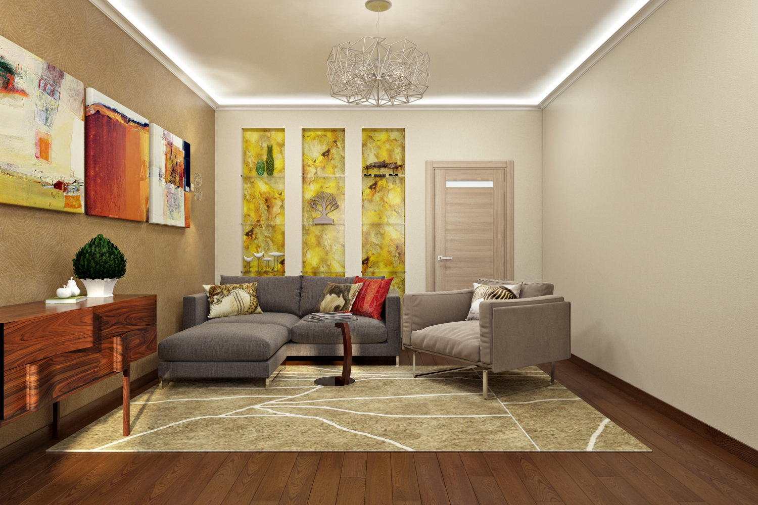 Фото из портфолио Эклектичная гостиная – фотографии дизайна интерьеров на INMYROOM Фото из портфолио Эклектичная гостиная – фотографии дизайна интерьеров на INMYROOM