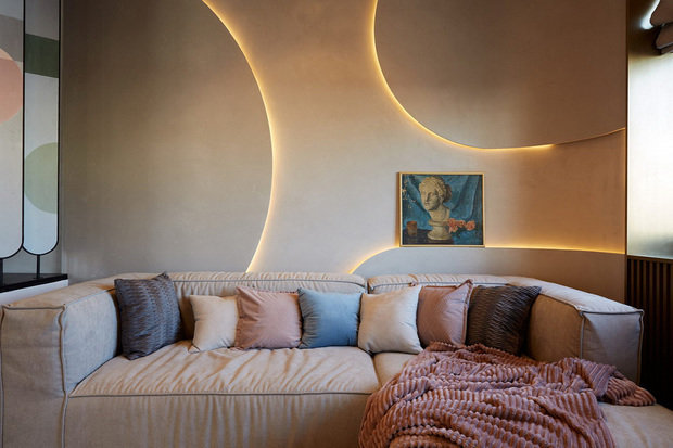 Фото из портфолио Кухня-гостиная 55м2 "Дачный ответ" – фотографии дизайна интерьеров на INMYROOM