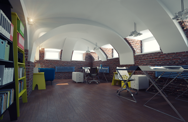 Фото из портфолио Эскиз визуализация офисных помещений – фотографии дизайна интерьеров на INMYROOM