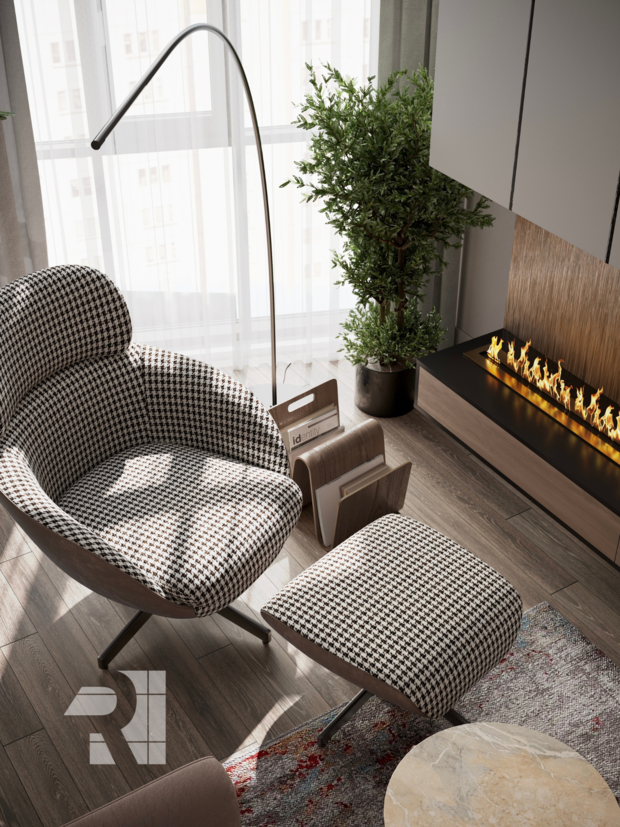 Фото из портфолио Квартира в стиле Джапанди – фотографии дизайна интерьеров на INMYROOM