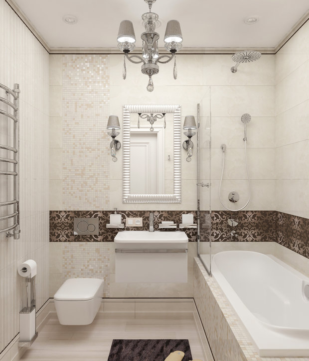 Фото из портфолио Ванная комната "Brillare" – фотографии дизайна интерьеров на INMYROOM