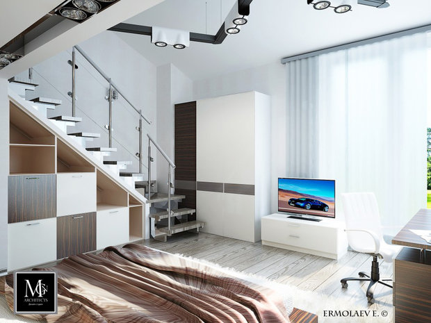 Фото из портфолио Детская комната, хай-тек – фотографии дизайна интерьеров на INMYROOM