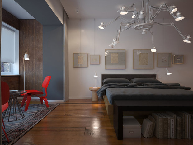 Фото из портфолио Холостятский Loft. Город Пермь. – фотографии дизайна интерьеров на INMYROOM
