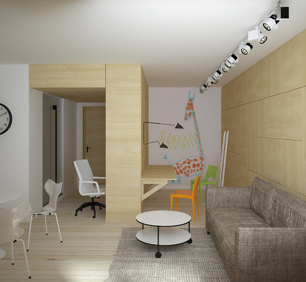 Фото из портфолио квартира трансформер  – фотографии дизайна интерьеров на INMYROOM