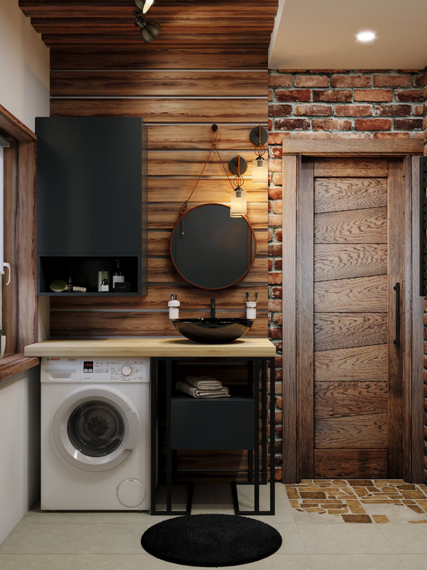 Фото из портфолио Дачный дом в стиле лофт – фотографии дизайна интерьеров на INMYROOM