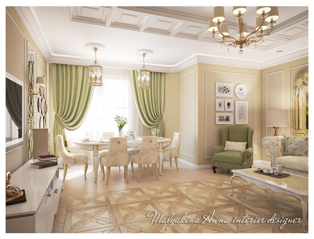 Фото из портфолио Элегантная роскошь  – фотографии дизайна интерьеров на INMYROOM