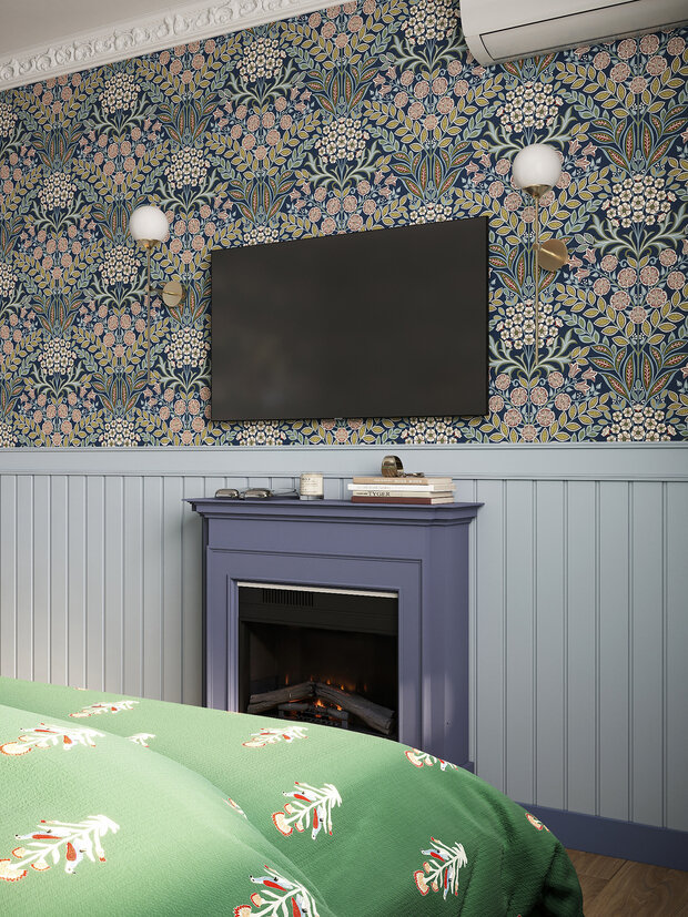 Фотография: Спальня в стиле Современный, Эклектика, Квартира, Проект дня, Санкт-Петербург, Ирина Собыленская, Панельный дом, 3 комнаты, 40-60 метров, 60-90 метров – фото на INMYROOM