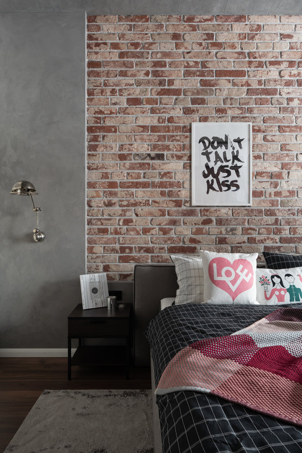 Фотография: Спальня в стиле Лофт, Квартира, Студия, Проект недели, Санкт-Петербург, 40-60 метров, VizDiz – фото на INMYROOM