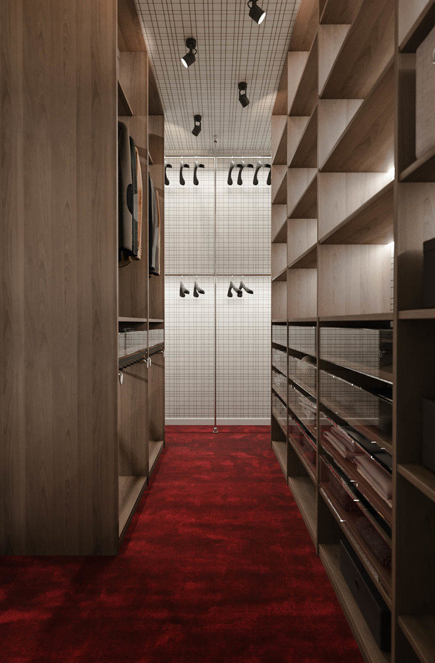 Фотография: Гардеробная в стиле Современный, Прованс и Кантри, Дом, Проект недели, Дом и дача, Истринский район, Студия Волковых, 4 и больше, Более 90 метров – фото на INMYROOM